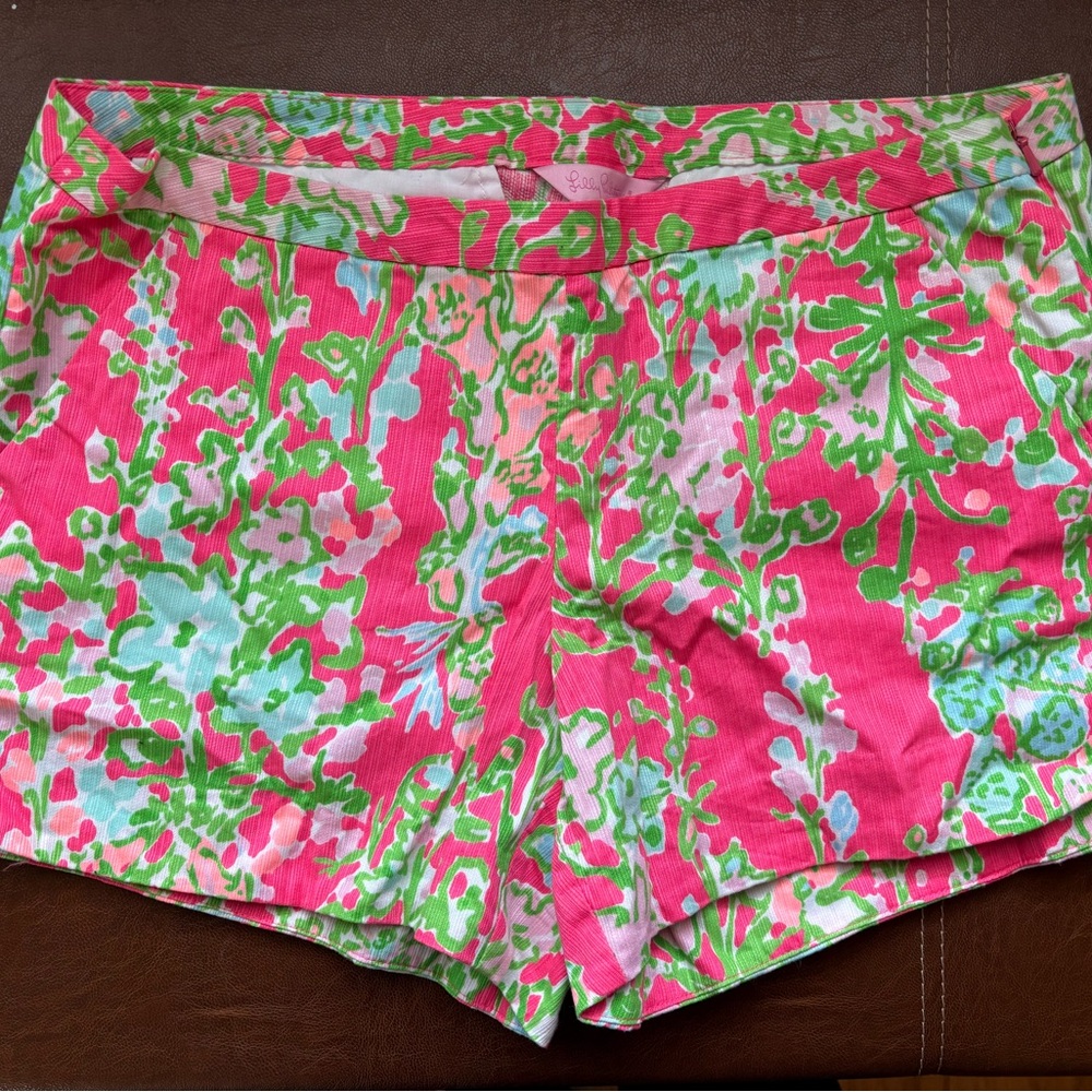 Lilly Pulitzer Pink and Green Shorts
